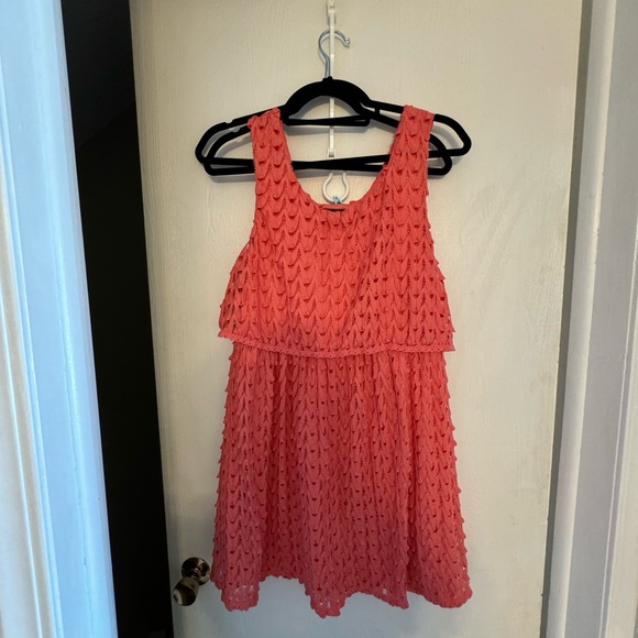 Lily Rose fully lined coral dress size XL great condition - Picture 2 of 7